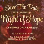 Save The Date Night of Hope Christmas Gala Banquet 12-12-24